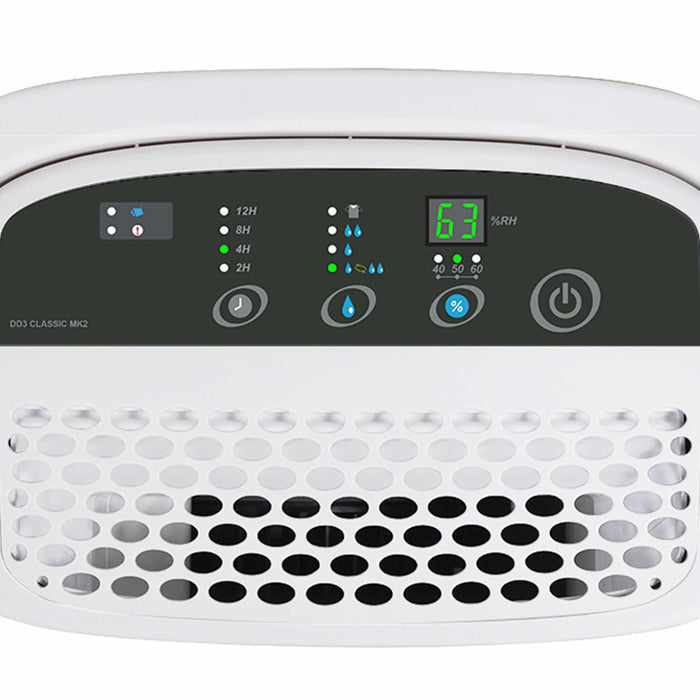 EcoAir DD3 Classic MK3 - White Dehumidifier - 11L/Day - 4.2L Tank