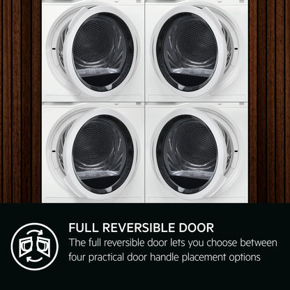 AEG TR718L4B - White 8KG Heat Pump Condenser Dryer - A++ energy