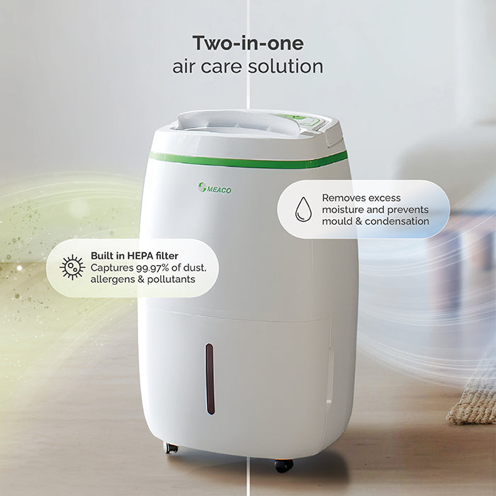20L Low Energy Dehumidifier and Air Purifier