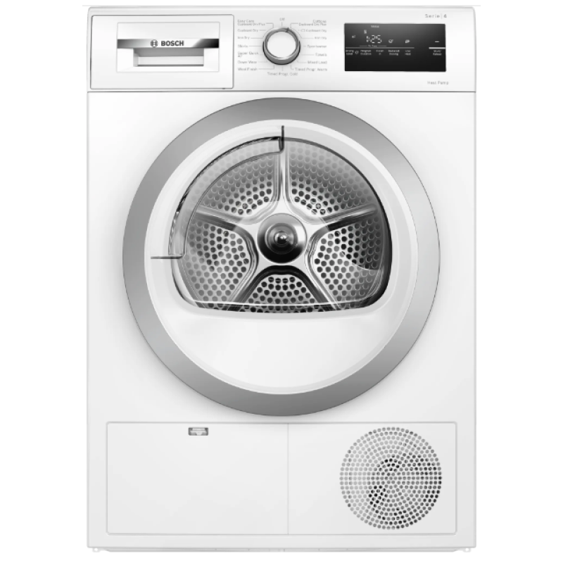 Bosch Series 4 WTH85223GB - White 8KG Heat Pump Condenser Dryer - A++ energy